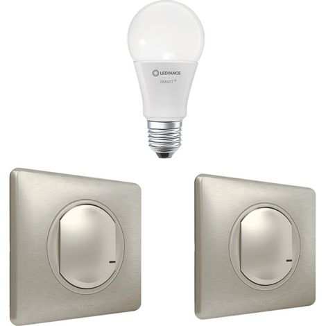 Pack extension Smart lighting Céliane ampoule classique - titane (1/2)