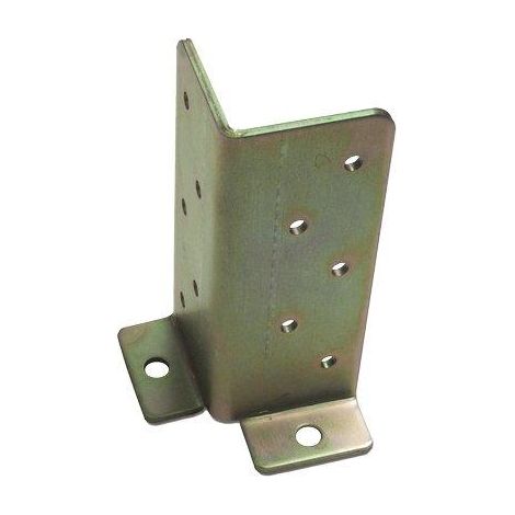 SUPPORTO GAZEBO QUADRO REGISTRABILE 951 - ZINCATO GIALLO S.MM 3,0 MM 45X45X130- 10 pezzi