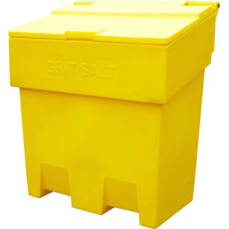 Bac à sel/sable Jaune en Polyéthylène, 200L ( Prix pour 1 )
