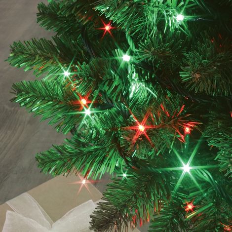 Guirlande lumineuse de Noël LED rouge et vert 16 m 192 LED (1/3)
