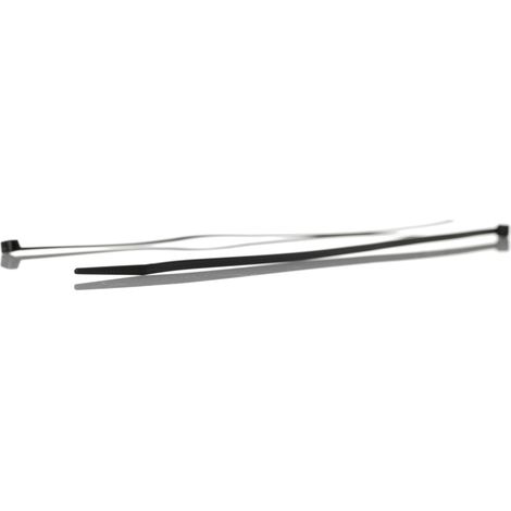 Serre-câble RS PRO Noir en Nylon 66, 292mm x 3,6 mm ( Prix pour Sachet de 100 )