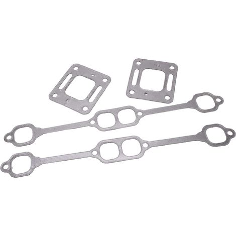 Joint de collecteur d'échappement 5735 en graphite, remplacement pour moteurs Mercruiser 5.0 et 5.7 (mi-1980-2002) (1/5)