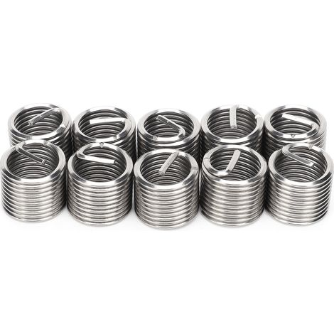 Lot de 10 inserts filetés mâles et femelles réducteurs pour écrous, outil de réparation, fixation en acier inoxydable M16x2x1,5D