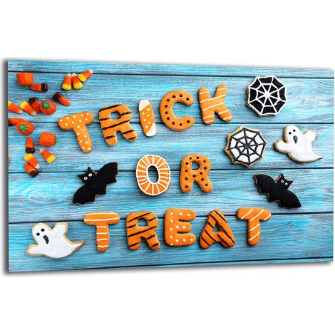 PLAQUE DE PROTECTION EN VERRE POUR CUISINIÈRE 80x52 HALLOWEEN (1/5)
