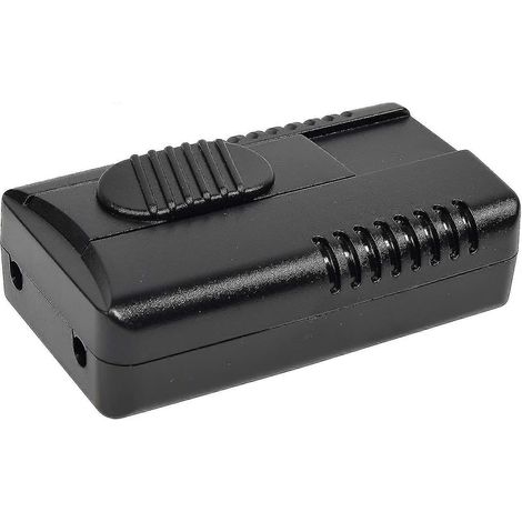 150-W-Fußdimmer (230 V) für LED-Beleuchtung, Schwarz, Energieklasse A