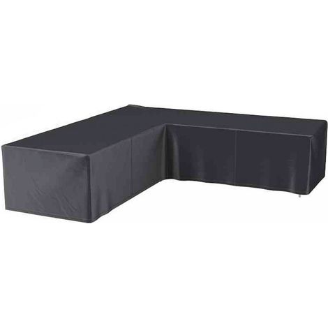 AeroCover Schutzhülle für L-förmige Eck-Lounge-Sets Schutzhaube 255x255x100x70 cm (1/4)