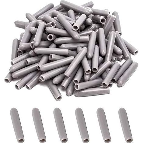 100 Pièces Capuchon Lave Vaisselle,Capuchons Pour Panier à Vaisselle,PVC Housse De Protection Universels Pour Lave Vaisselle,Capuchons Antirouille 25 3MM (1/5)