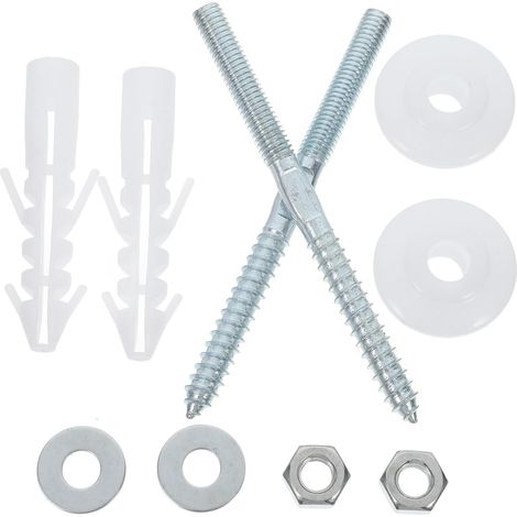 Kit de vis de fixation universel pour lavabo mural avec bonde de salle de bain (1/5)
