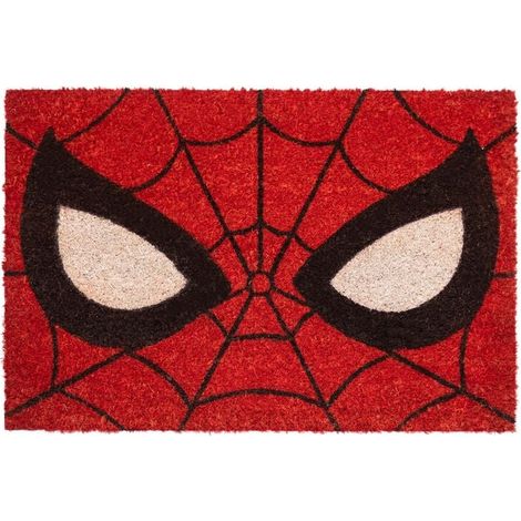 Felpudo de Spiderman para uso interior y exterior, material duradero. (1/4)