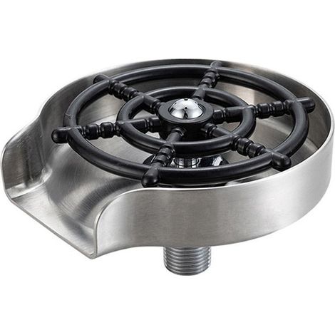 Available in one color only: silver and black. Materials: stainless steel glass washer, metal cup washer. (1/5)