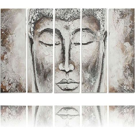Tableau le visage peint - 100 x 70 cm (1/5)
