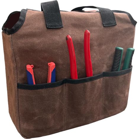 Borsa porta attrezzi da giardino impermeabile con tasche multiple  Borsa porta attrezzi da giardino con tasche per giardinieri e donne principianti  Giardinaggio all'aperto  Giardino e casa (1/5)