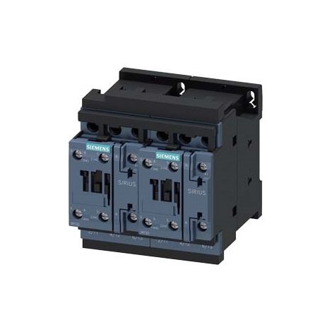 Gruppo Contattore Di Inversione, Ac-3E/Ac-3, 25 A, 11 Kw / 400 V, 3 Poli, 24 V Ca