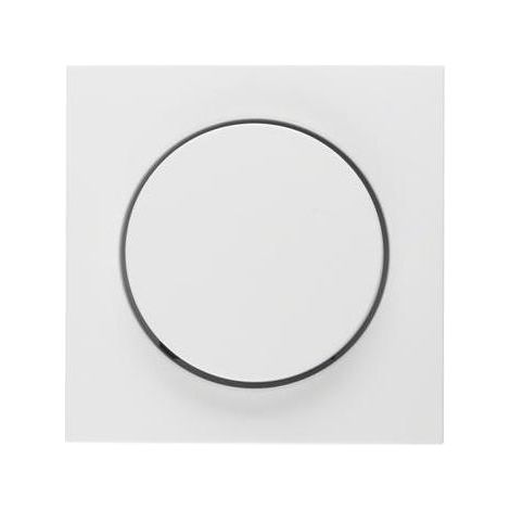 Berker 11371909 Zentralstück mit Regulierknopf für Drehdimmer S.1/B.3/B.7 polarweiß, matt (1/5)