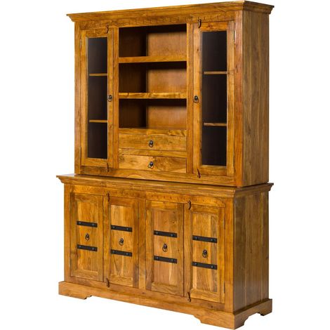 Credenza Acacia marrone chiaro Laccato 150x50x200 cm (BxTxH) montato parzialmente OXFORD 0530 (1/4)