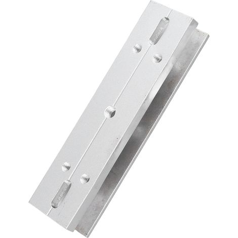 Support en U de 180 kg en alliage d'aluminium robuste et haute dureté pour serrure électromagnétique de porte vitrée (1/5)