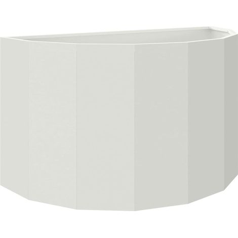 Maison Exclusive - Pflanzkübel Weiß 90 x 45 x 50 cm Stahl
