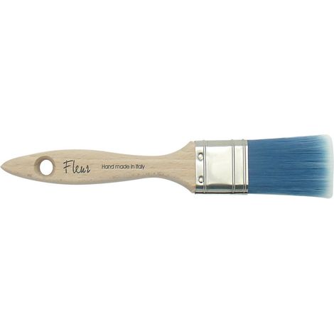 Fleur Pinceau Fibre Synthétique Bleu Blanc 1,5 cm x 4 cm (1/2)