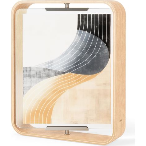 Cadre photo Rotatif Double Face, 20x25 cm, Naturel (1/5)