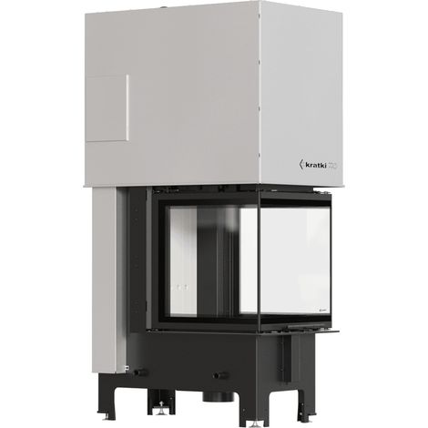 Kamineinsatz KRATKI REGNOR 500/500 7 kW Ø 200 3 seiten glas mit Türfeder (1/5)