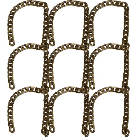 Chaîne spiralée de 10 mètres NK11-004/NK12-004, chaîne pour panneaux publicitaires, chaîne pour sacs, chaîne fine pour bijoux NK11 (1/5)