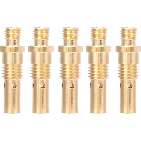 5 pièces diffuseur de gaz pour pistolet de soudage MIG, compatible Tweco Mini/1 100L (1/5)