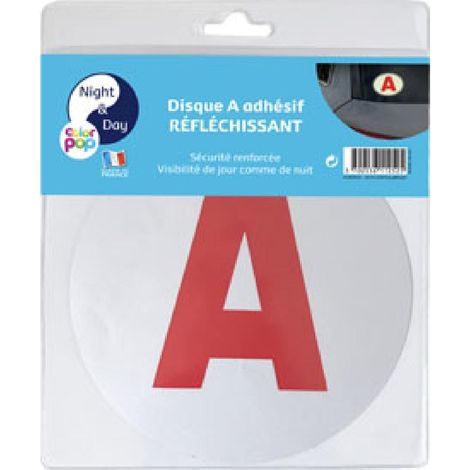 Disque A reflechissant jeune conducteur adhesif x12