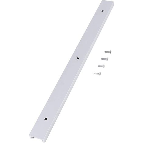 Rail en T en alliage d'aluminium à rainure en T avec vis autotaraudeuses pour le travail du bois pour outils de travail du bois (400mm) (1/5)