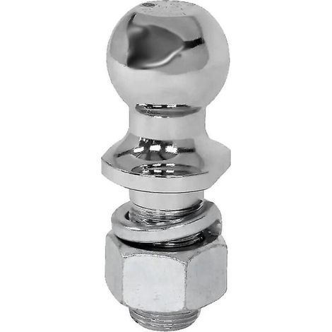 Boule de remorquage de montage d'attelage chromée capacité de 50mm de diamètre pièces de remorque accessoires de rv (1/5)