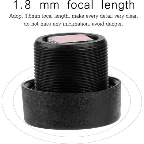 1,8 mm 1 MP 160° Weitwinkel-Kameraobjektiv M120,5 für 1/2,5" CCD-Sensor. (1/5)