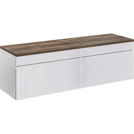 Mobile bagno senza lavabo Zelie bianco 160cm (1/5)