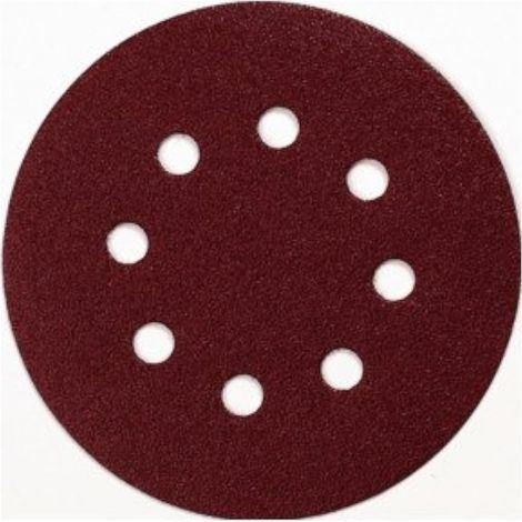 40 feuilles/disques abrasifs velcro pour ponceuse excentrique, diamètre 125 mm – 8 trous, Grain 1500/disques abrasifs papier abrasif/excentrique (1/5)