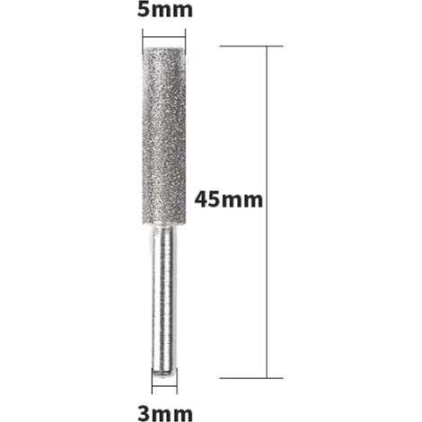 (5 mm) Meule en carbure de silicium, grande meule, accessoires pour outils de meulage de chaînes (1/5)
