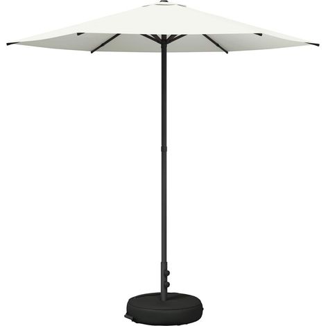 Parasole da Giardino con Base 230 x 230 cm Poliestere vidaXL (1/5)