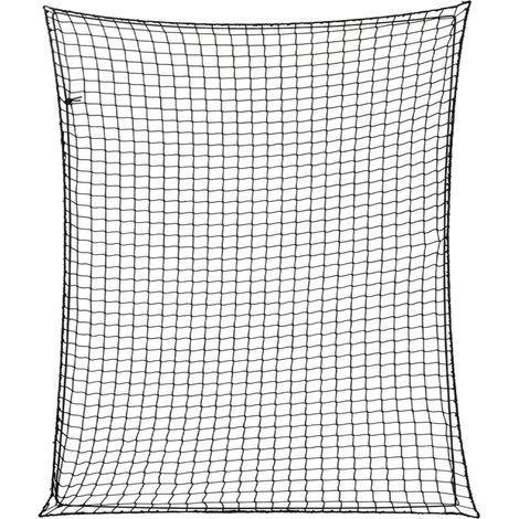 Anhängernetz mit schwarzer Gummischnur, 3,5 x 3 m, PP (1/5)