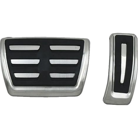 Pedales, construcción de acero inoxidable, ajuste perfecto para Audi A6, 2 unidades. (1/2)