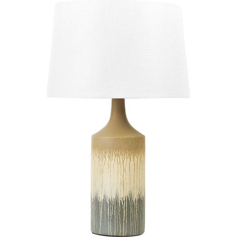 Tischlampe CALVAS Keramik Bunt