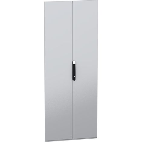 Porta piena doppia, PanelSeT SFN, Spacial SM, per armadio elettrico H2000 W800mm - NSYSFND2082D