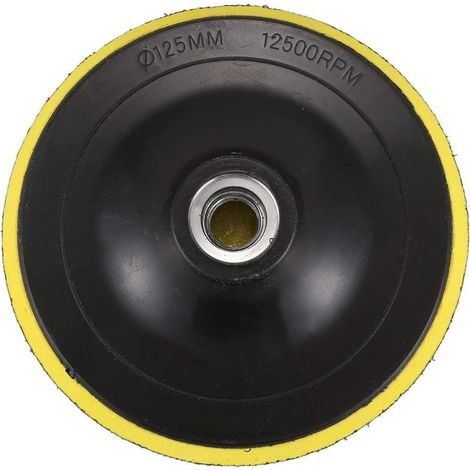 Plateau de polissage avec M14 pour polisseuse - Diamètre du filetage : 125 mm (1/5)
