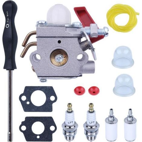 Carburateur - Ryobi RY09800 RY09053 RY09055 RY09056 - Kit complet - 1 carburateur - 2 filtres à carburant (1/4)