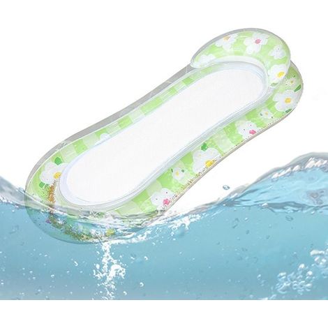 Aufblasbare Pool-Luftmatratze – Ergonomische Kopfstütze mit Pailletten-Sonnenblume, Pool-Liegestuhl, Hängematte für See, Strand, Fluss, Wasserpark