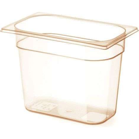 Récipient GN en grilamid pour hautes températures GN 1/4 hauteur 100 mm - Hendi 869574 (1/2)