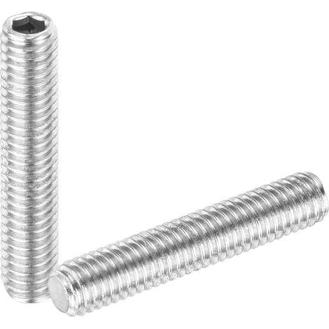 Packung mit 30 M3 x 16 mm 304 Edelstahl-Innensechskantschrauben für Türgriffe, Reparatur von Leuchten, silberfarben (1/5)