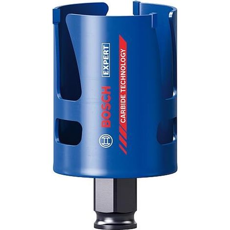 Scie trépan 51 mm pour brique et plâtre – Longueur 60 mm – Montage rapide Bosch Power Change Plus – Coupe nette et rapide (1/2)