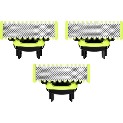 Lame de rasoir électrique - Lot de 3 lames - Compatible avec tous les modèles O Blade- Rasage et entretien de la barbe - 4 mois d'utilisation (1/5)
