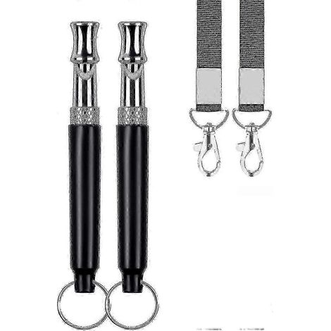 Sifflet ultrasonique professionnel pour chien, idéal pour le dressage. Fréquence réglable, compatible avec certaines marques, pour l'obéissance canine. Matériau durable. (1/5)