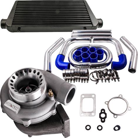 Universal GT3582 Turbolader +Ladeluftkühler +Intercooler Pipe Kit bis zu 70 (1/5)