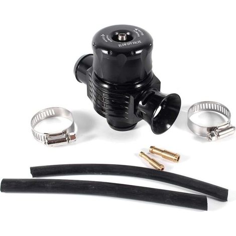 Soupape de décharge de décharge Turbo réglable BOV, séparateur universel à double Port de voiture en aluminium de 25mm soufflage soupape de décharge Turbo Bovquilu blu off valve dump valve 25mm dual (1/4)