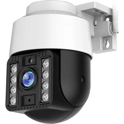 Caméra de sécurité à Domicile Caméra IP 8MP 4K extérieure HD 5MP H.265 CCTV caméra de sécurité AI Suivi Automatique 1080P système de Surveillance vidéo P2P(2MP NO SD Card) (1/5)