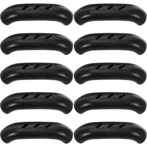 10 praktische Griffüberzüge für Bratpfannen, Topfgriffe, rutschfeste Griffe-7X2CM-Black (1/4)